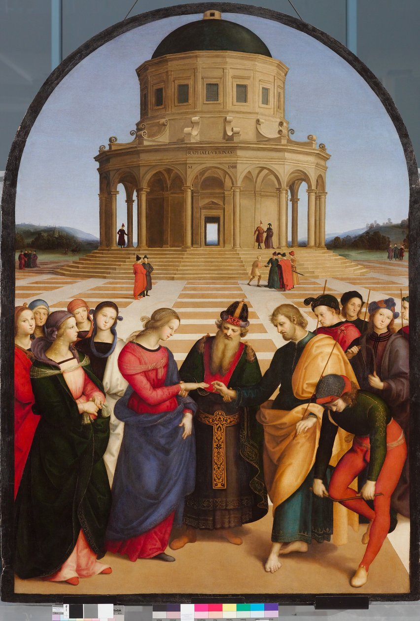 Małżeństwo Dziewicy, 1504 autorstwa Raphael
