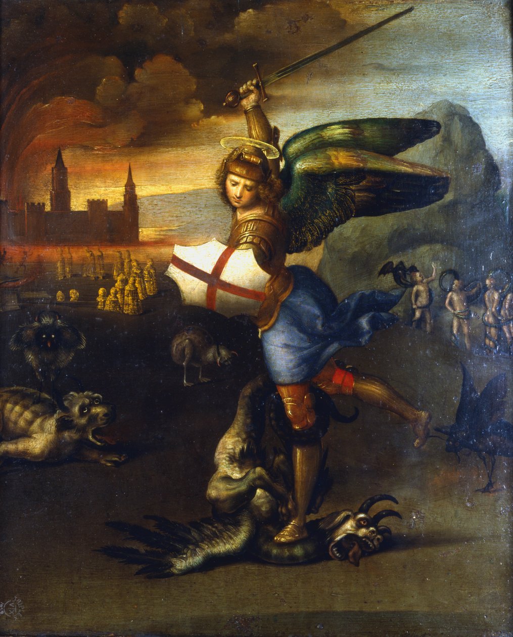 "Św. Michał Archanioł", ok. 1503-1504 autorstwa Raphael