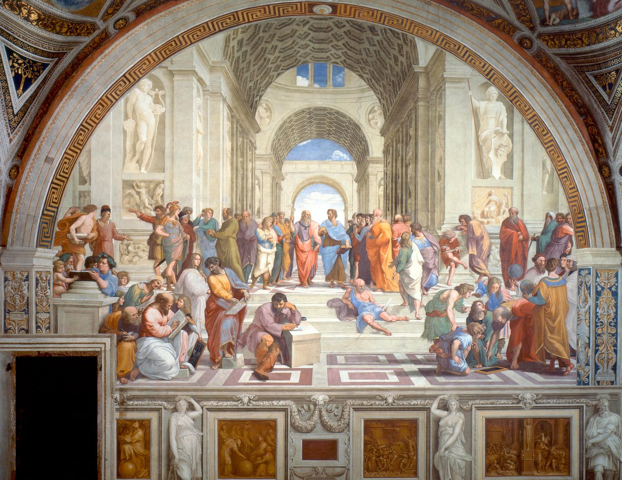 Szkoła Ateńska”, 1509-1511. autorstwa Raphael