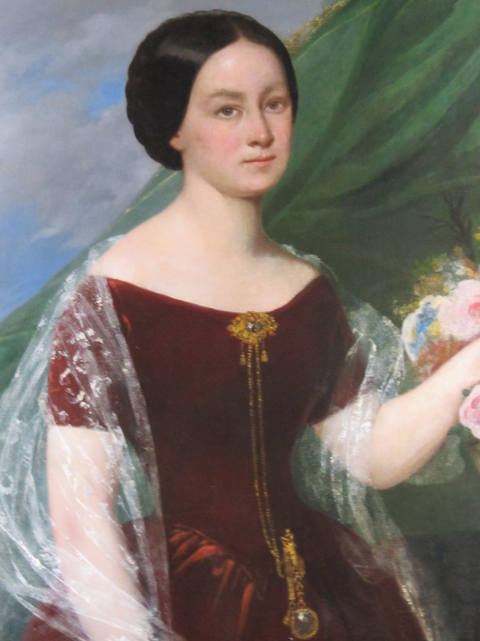 Doña Mercedez Herrera Molina autorstwa Raymond Auguste Quinsac Monvoisin