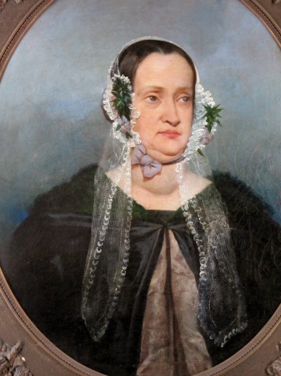 Doña Mercedez Rosales Larraín de Pérez autorstwa Raymond Auguste Quinsac Monvoisin