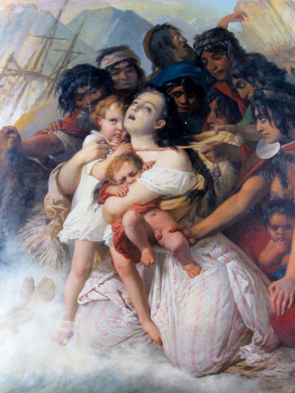 Wrak statku „Młodego Daniela” autorstwa Raymond Auguste Quinsac Monvoisin