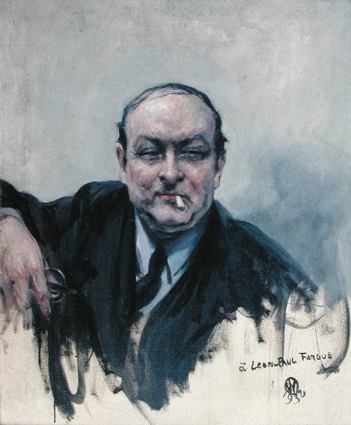 Leon-Paul Fargue (1876-1947) 1932 (olej na płótnie) autorstwa Raymond Woog