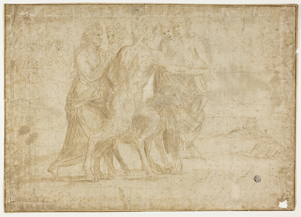 Faun i nimfy autorstwa Raymond de Lafage