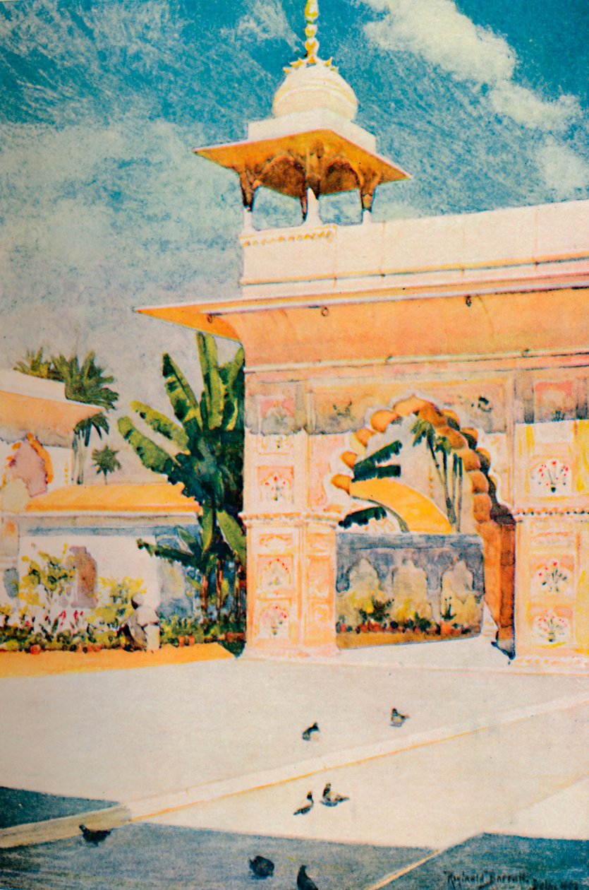 Diwan-i-Khas, Delhi, 1913 autorstwa Reginald Barratt