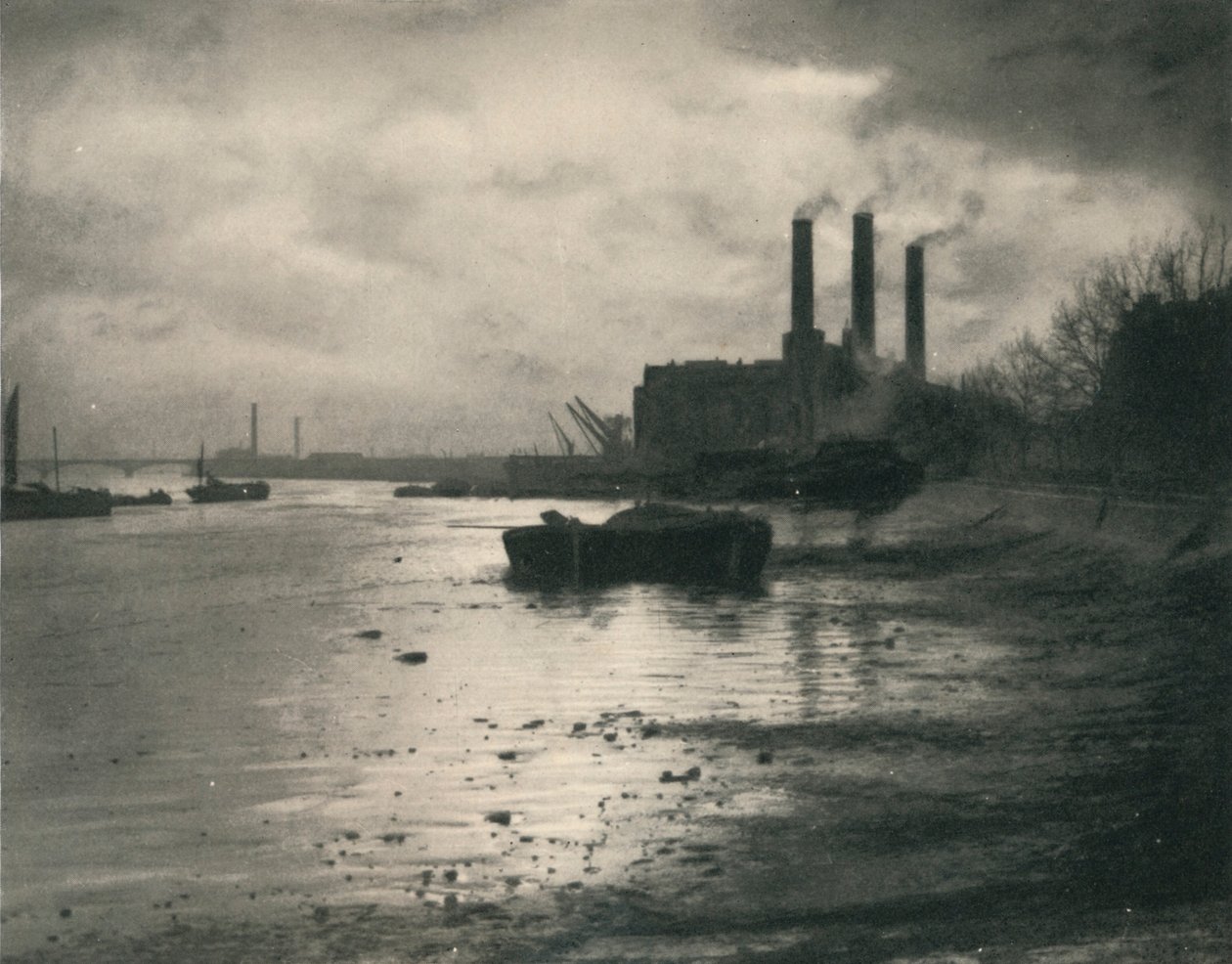 Elektrownia Chelsea, c1927, 1927 autorstwa Reginald Belfield