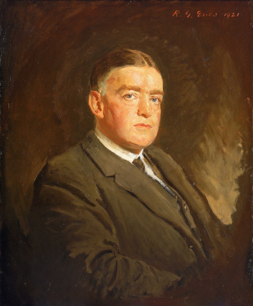 Sir Ernest Henry Shackleton, 1874-1922 autorstwa Reginald Grenville Eves
