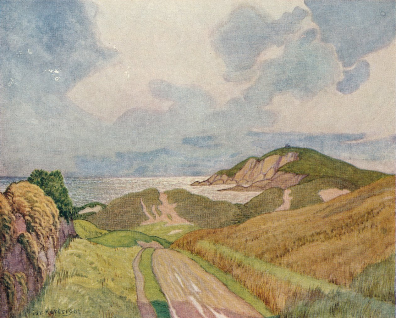 "Srebrne Słońce", ok. 1920 1926 r autorstwa Reginald Guy Kortright