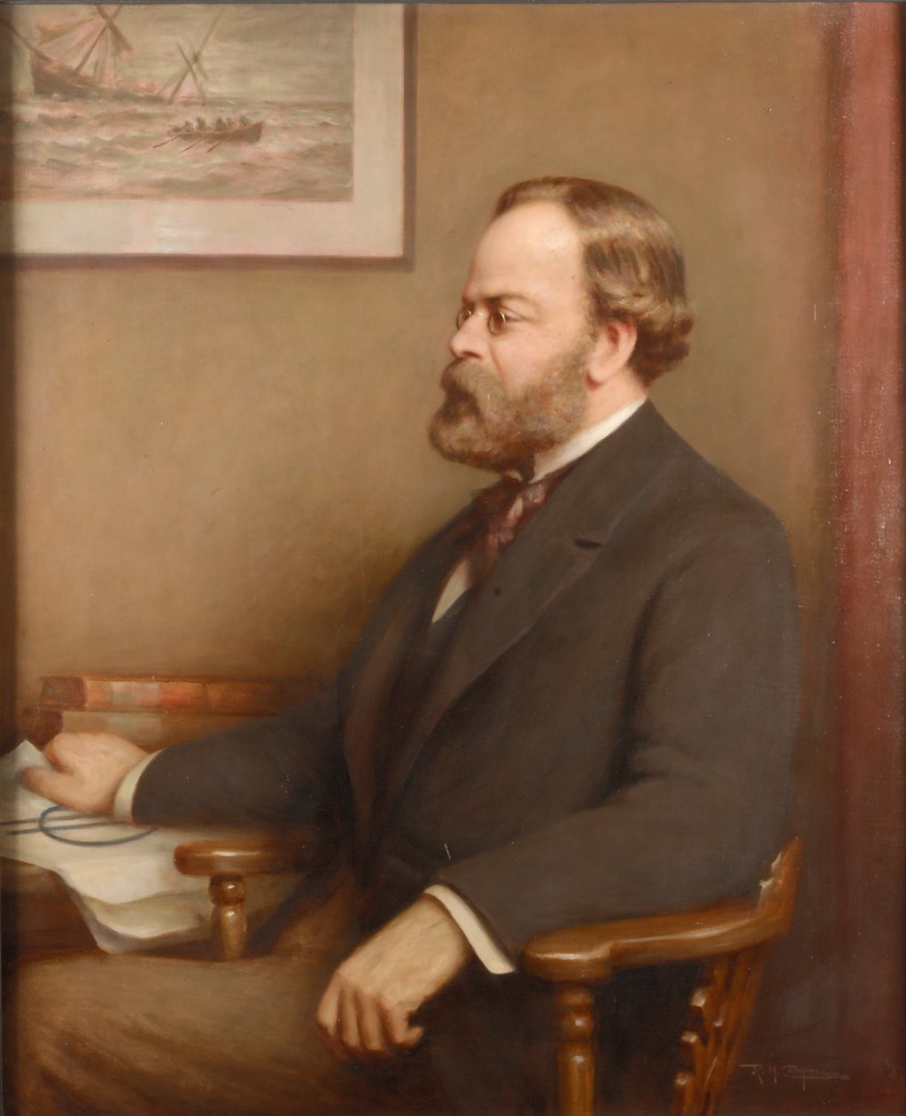 Samuel Plimsoll (1824-1898) autorstwa Reginald Henry Campbell