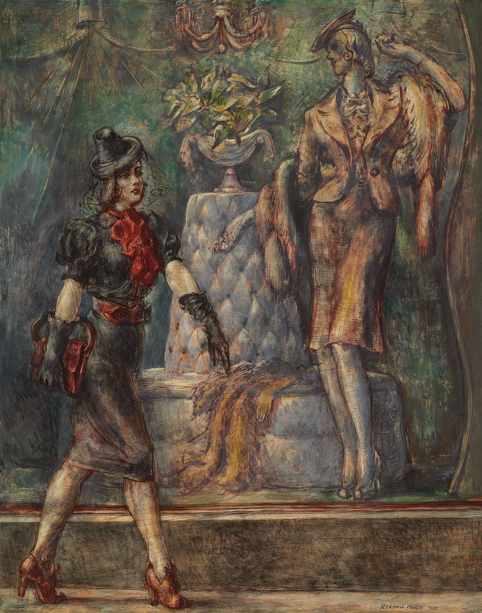 Piąta Aleja autorstwa Reginald Marsh