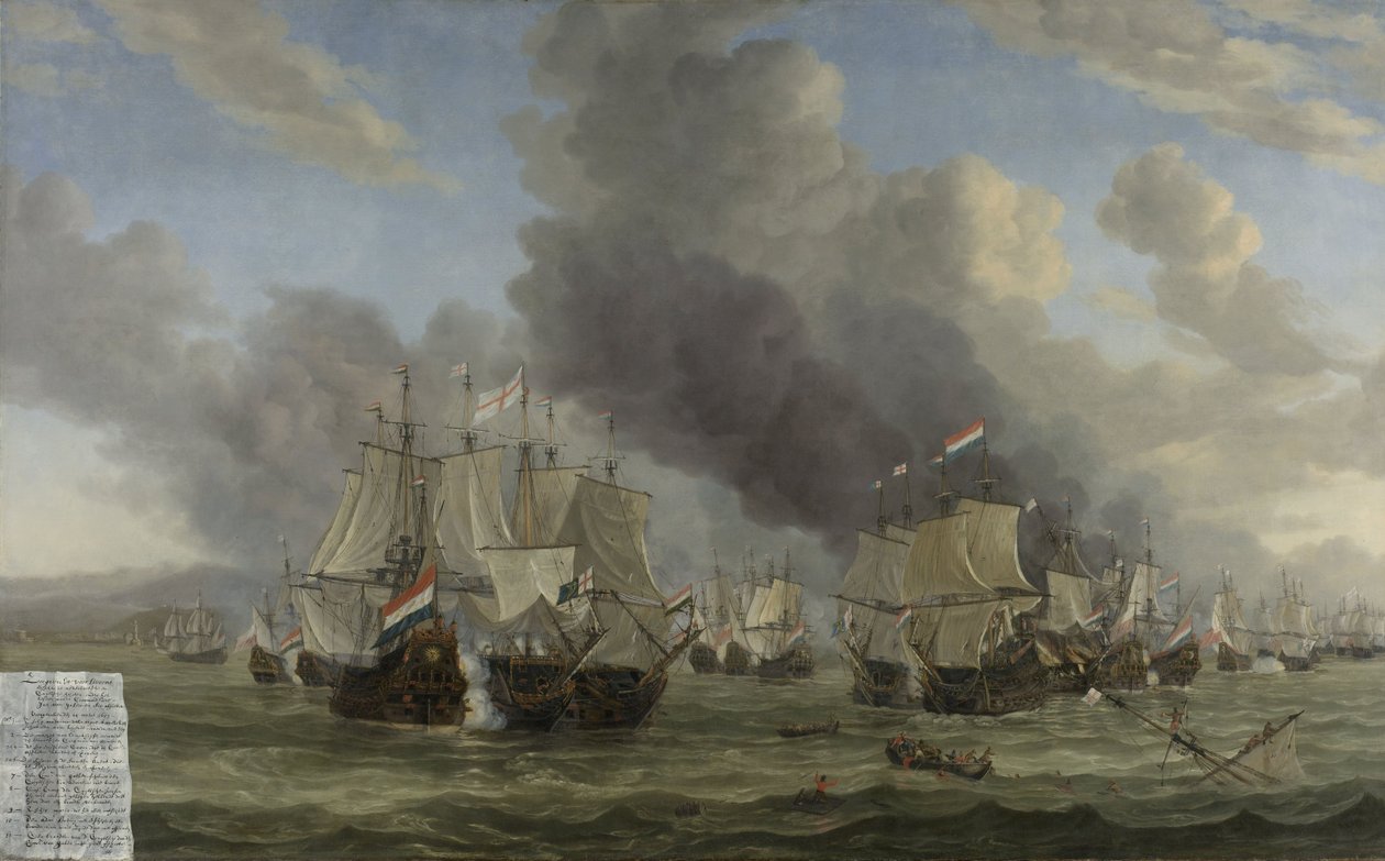 Bitwa pod Livorno, 1653-64 autorstwa Reinier Zeeman