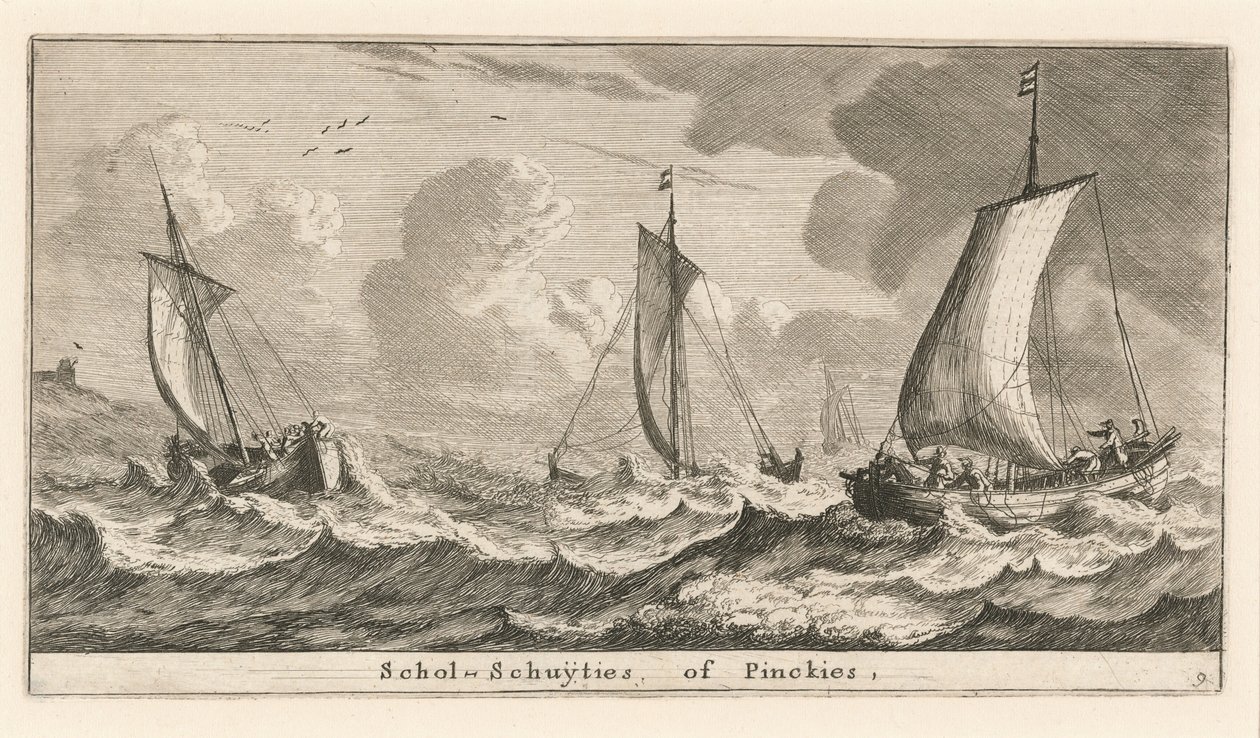 „Scholshuiten” lub „Różowy” autorstwa Reinier Nooms, called Zeeman