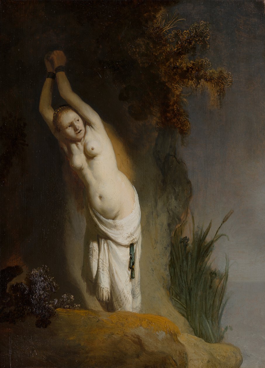 Andromeda, ok. 1630 autorstwa Rembrandt van Rijn