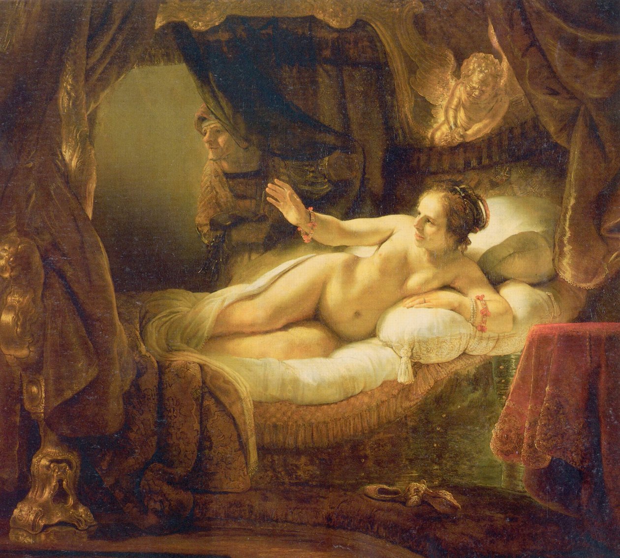 Danae autorstwa Rembrandt van Rijn