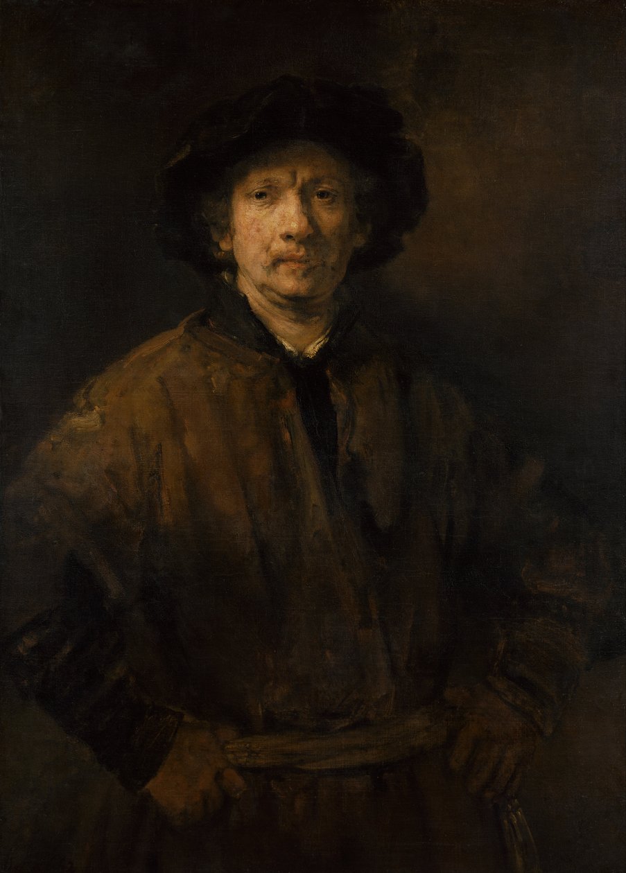 Duży autoportret autorstwa Rembrandt van Rijn