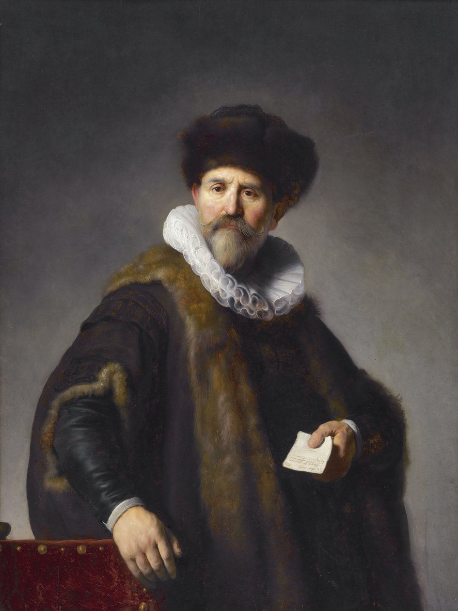 Portret Nicolaesa Rutsa autorstwa Rembrandt van Rijn