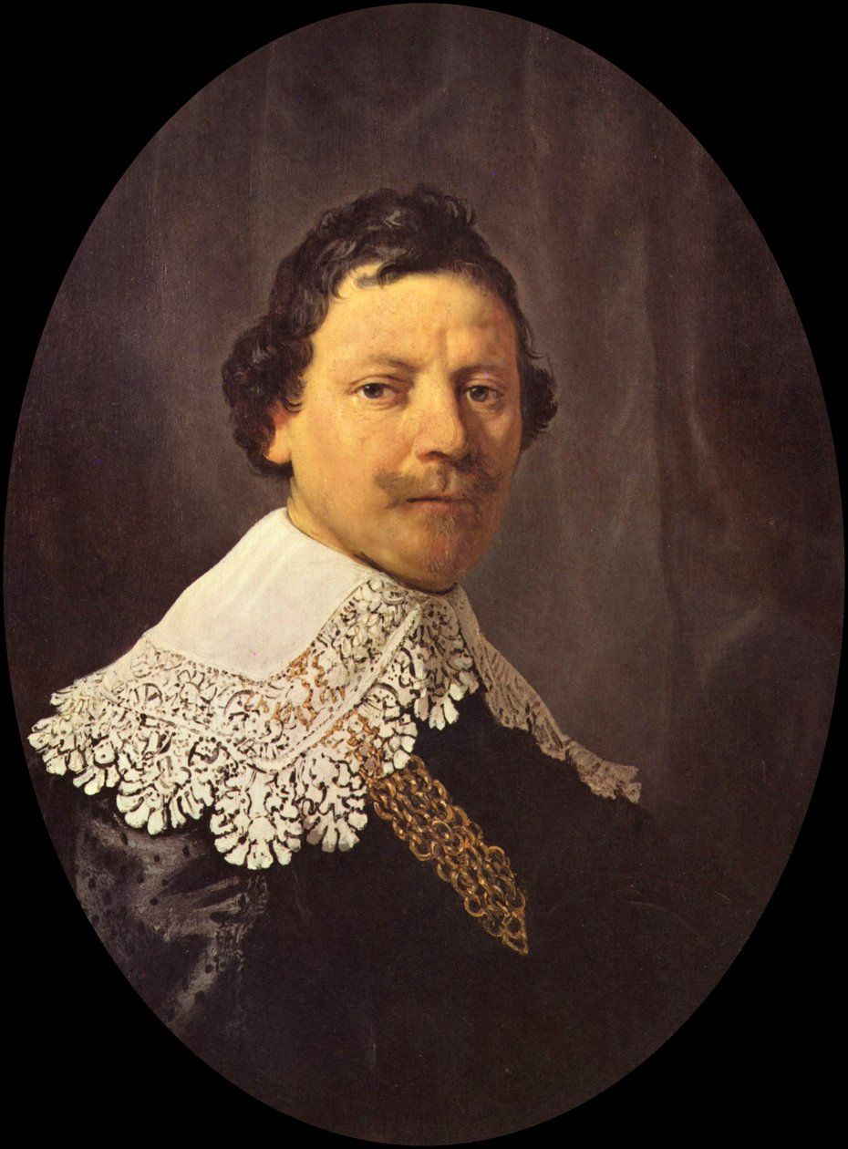 Portret Philipsa Lucasza. autorstwa Rembrandt van Rijn