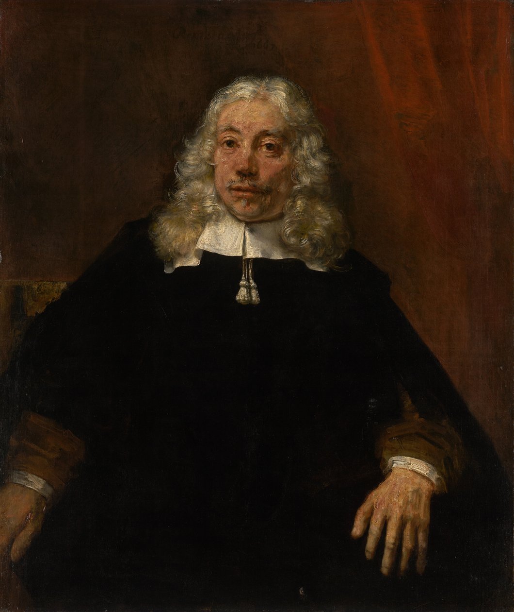 Portret siwowłosego mężczyzny autorstwa Rembrandt van Rijn