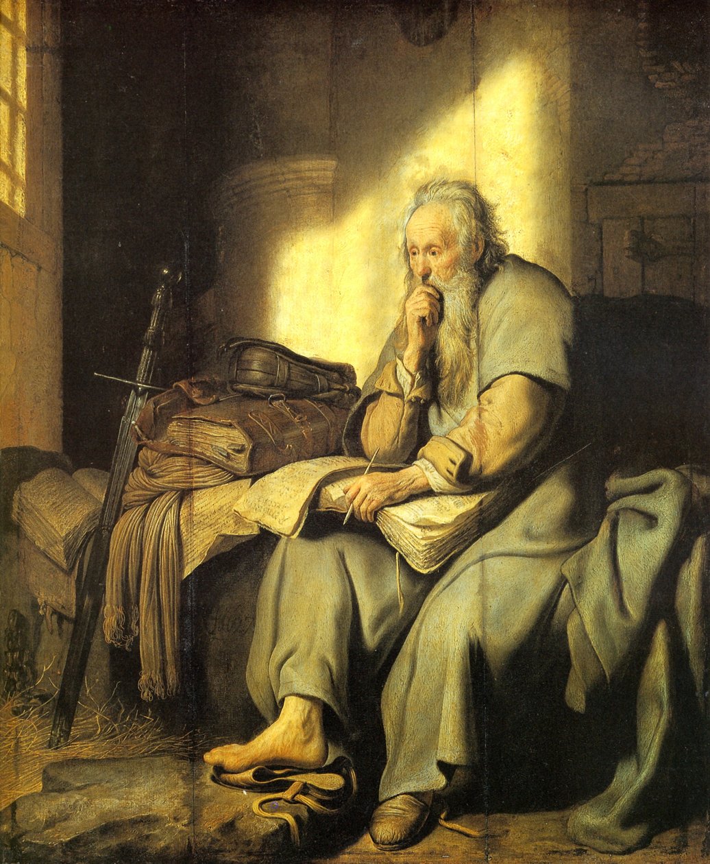 Św. Paweł w więzieniu autorstwa Rembrandt van Rijn