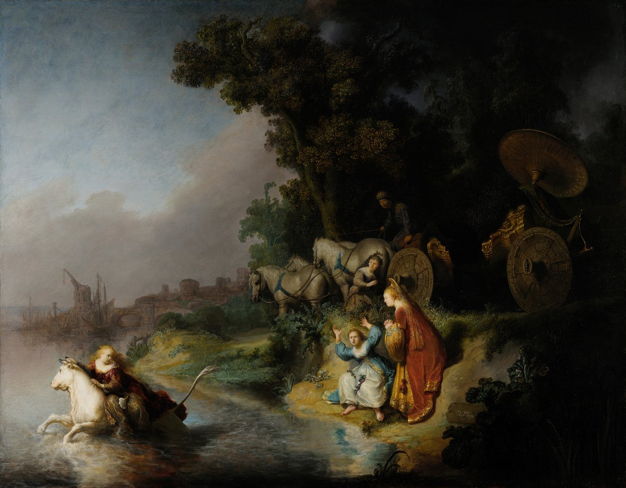 Porwanie Europy autorstwa Rembrandt van Rijn
