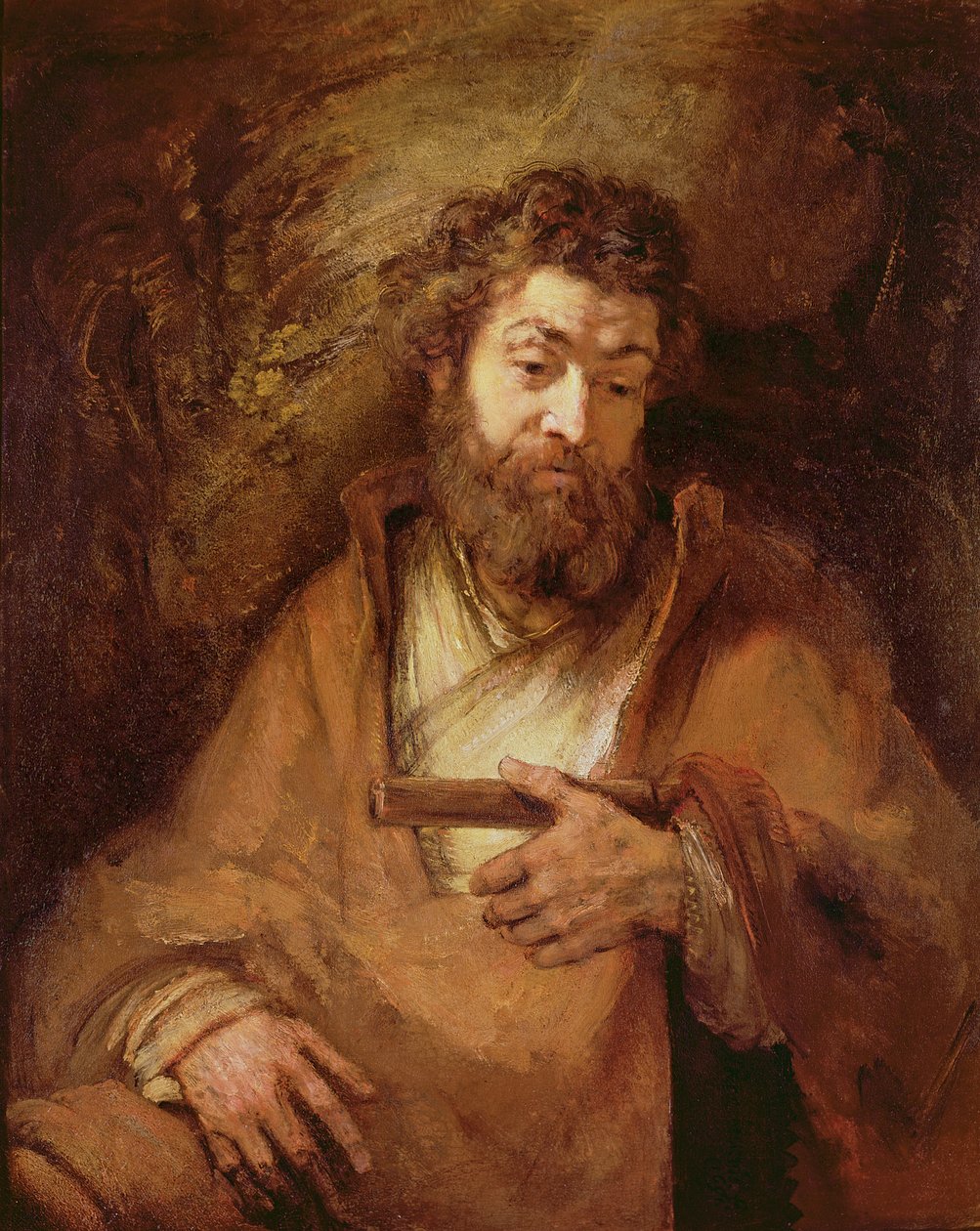 Apostoł Szymon, 1661 autorstwa Rembrandt van Rijn