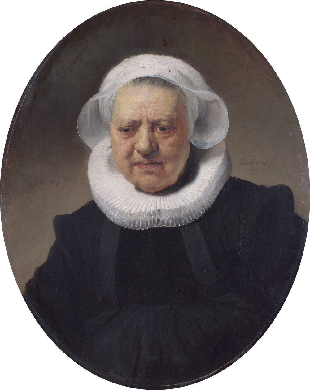 Portret Aechje Claesdr. Pesser autorstwa Rembrandt van Rijn