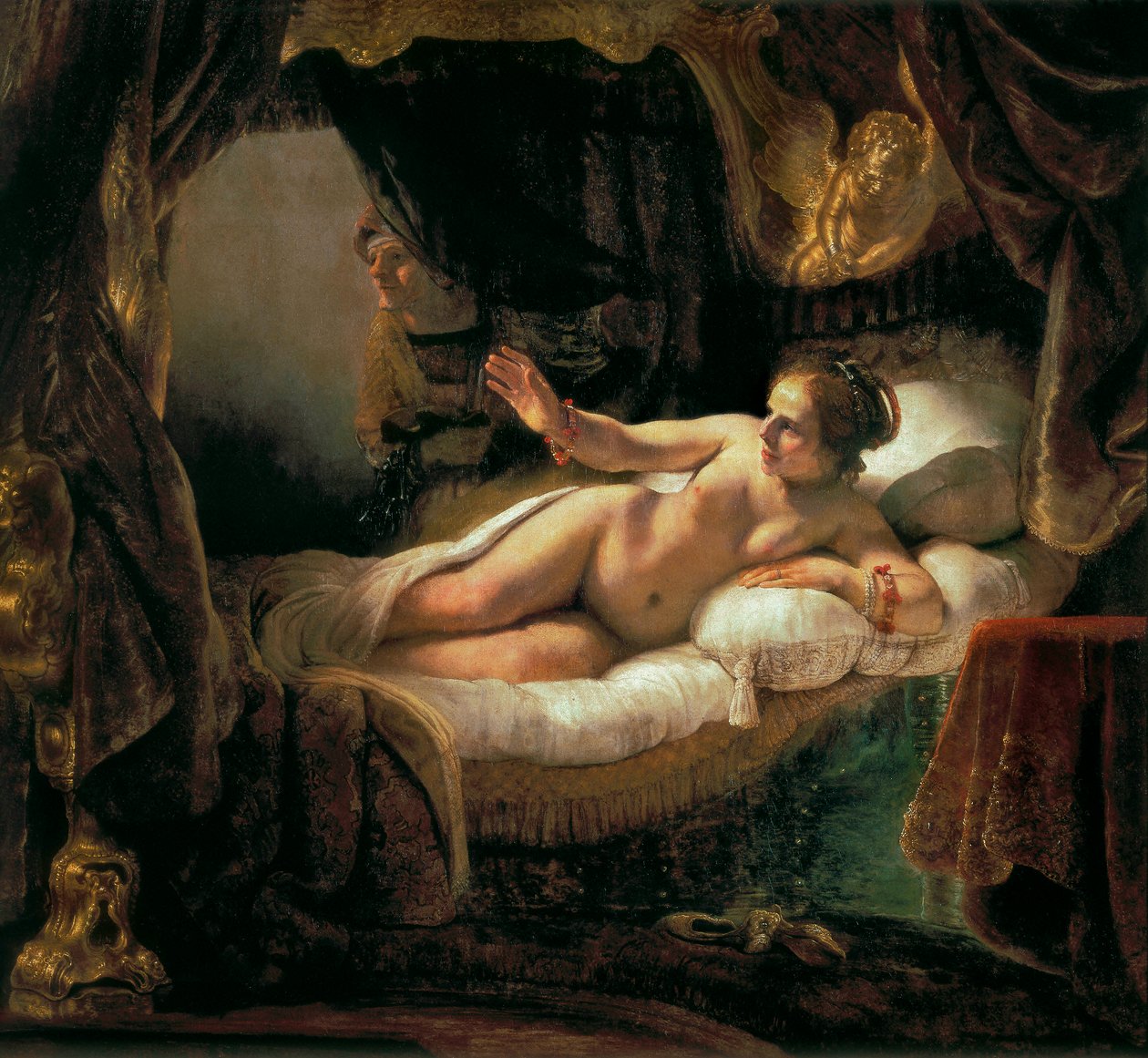 Danae autorstwa Rembrandt van Rijn