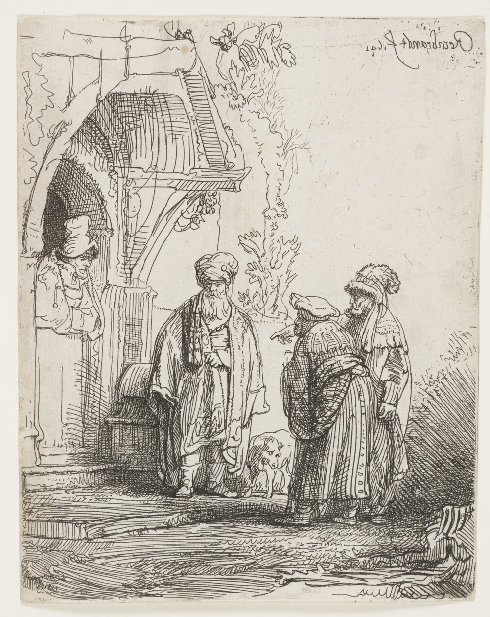 Jakub i Laban autorstwa Rembrandt van Rijn
