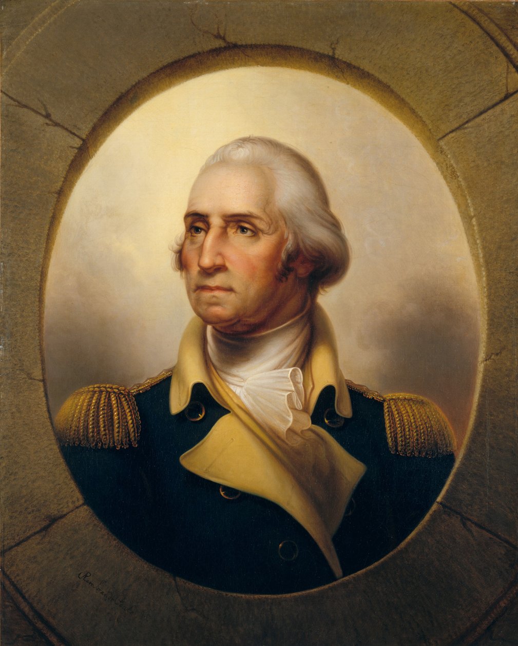 Jerzego Waszyngtona, ca. 1846. autorstwa Rembrandt Peale