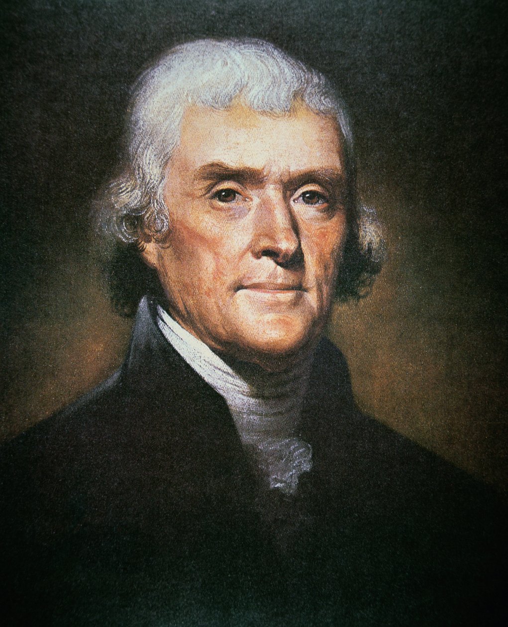 Thomas Jefferson (1743-1826) (kolor lito) autorstwa Rembrandt Peale