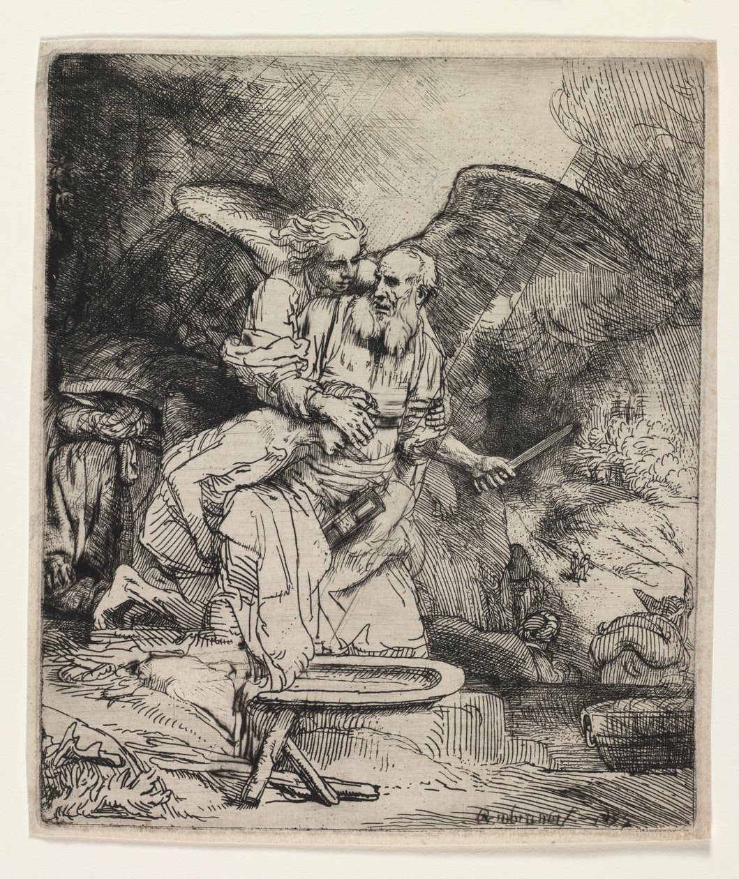 Ofiara Abrahama, 1655. autorstwa Rembrandt van Rijn