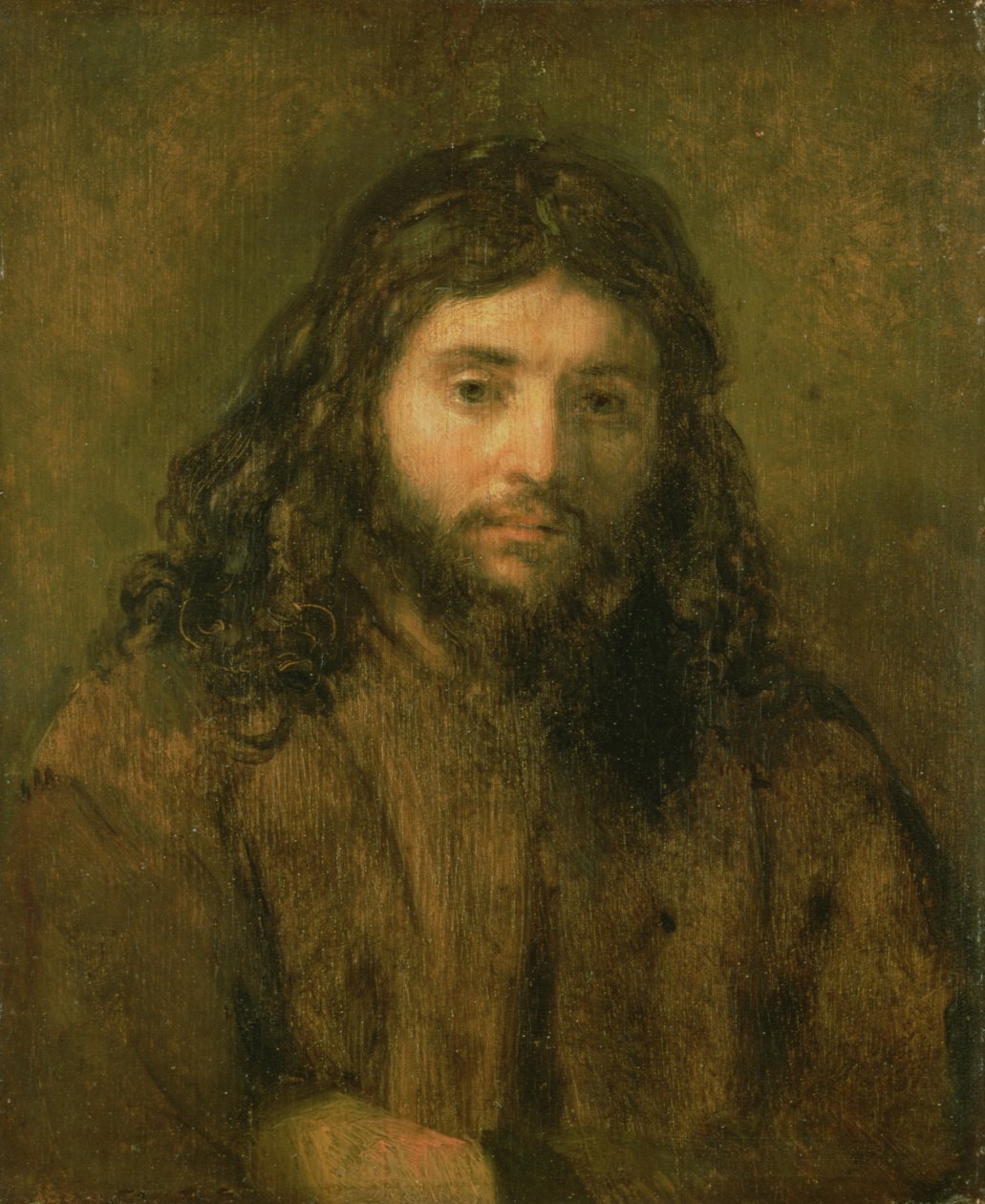 Chrystus, ok.1656 (panel) autorstwa Rembrandt van Rijn