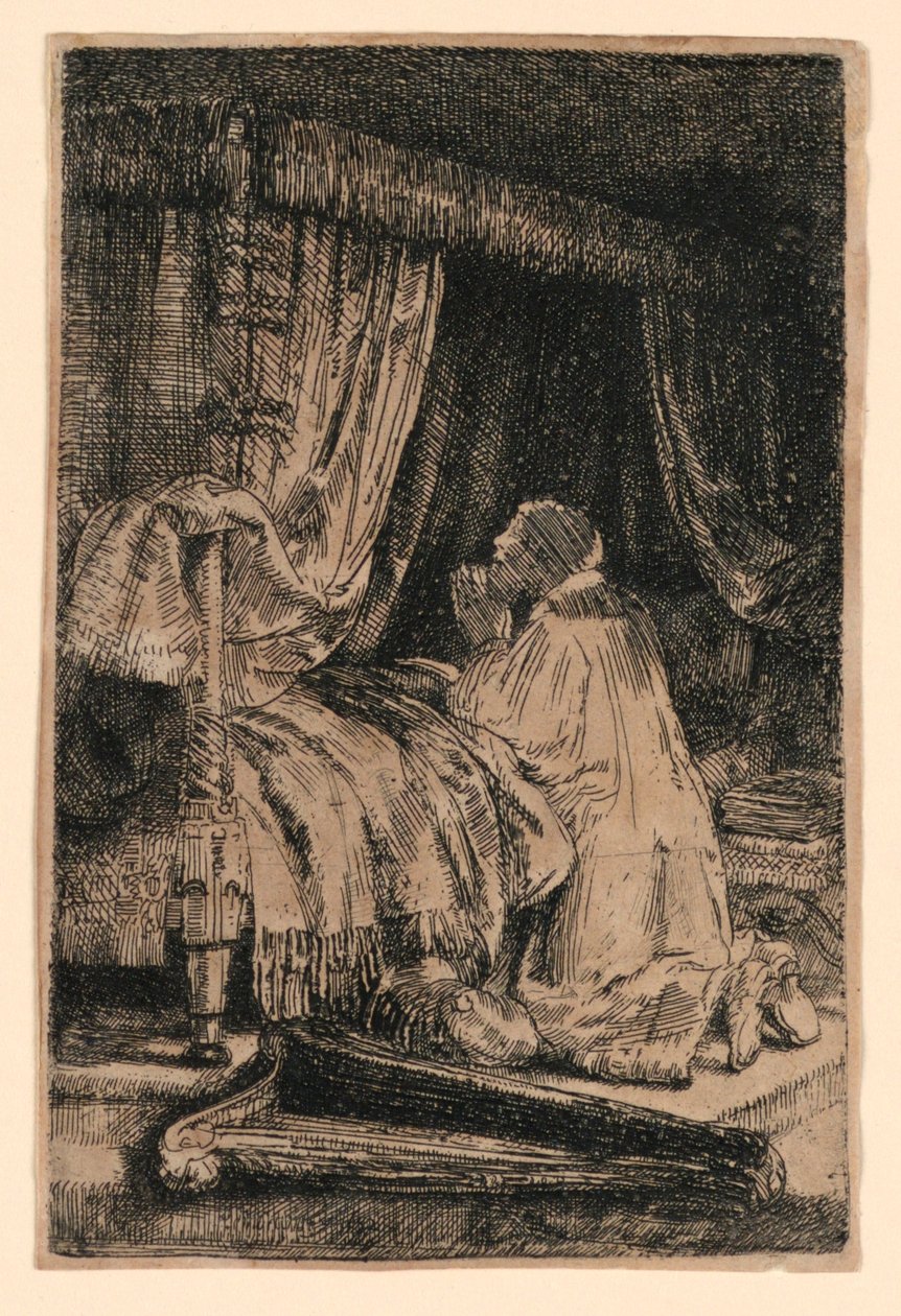 Dawid w modlitwie autorstwa Rembrandt van Rijn