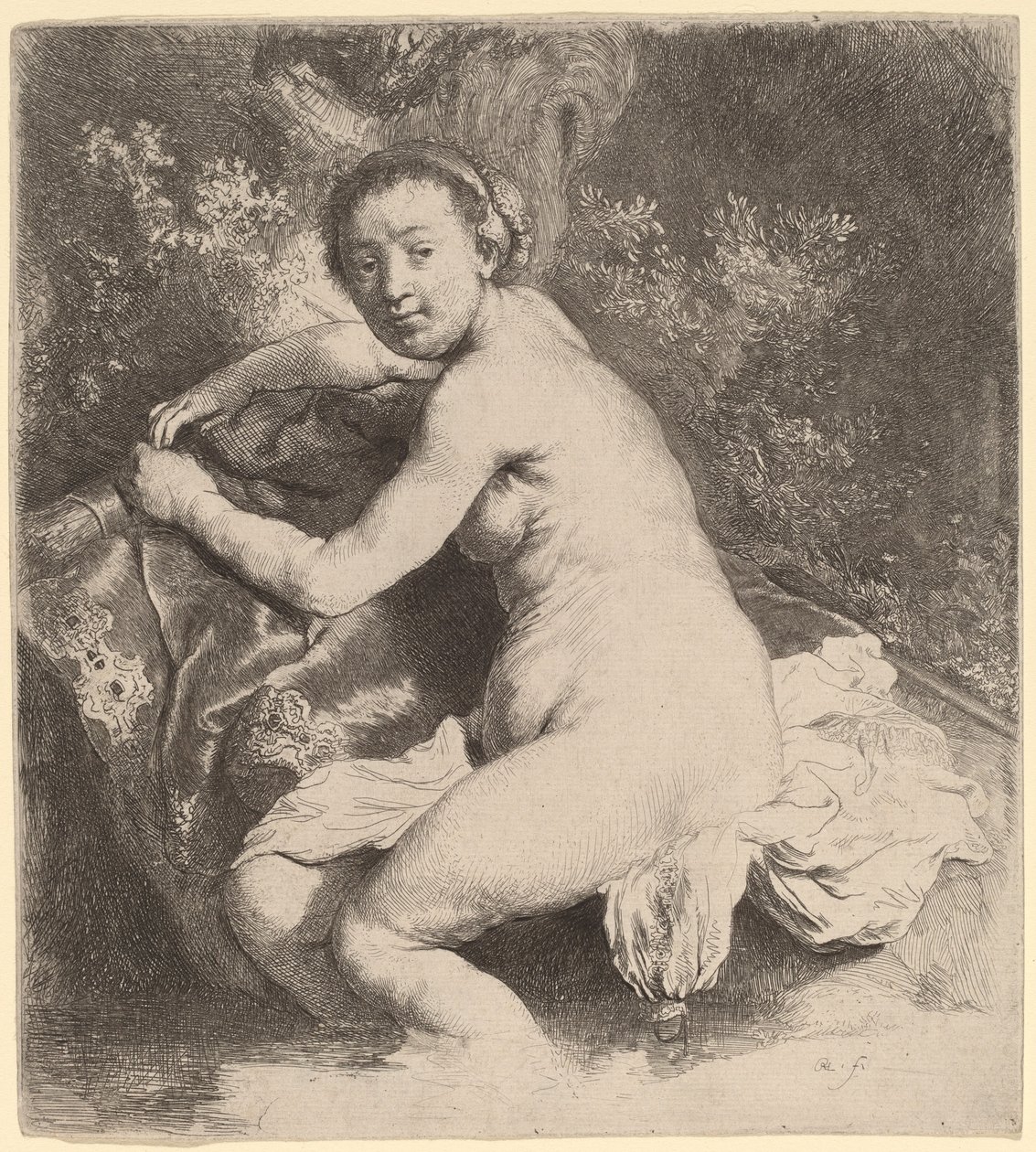 Diana w Łaźni autorstwa Rembrandt van Rijn