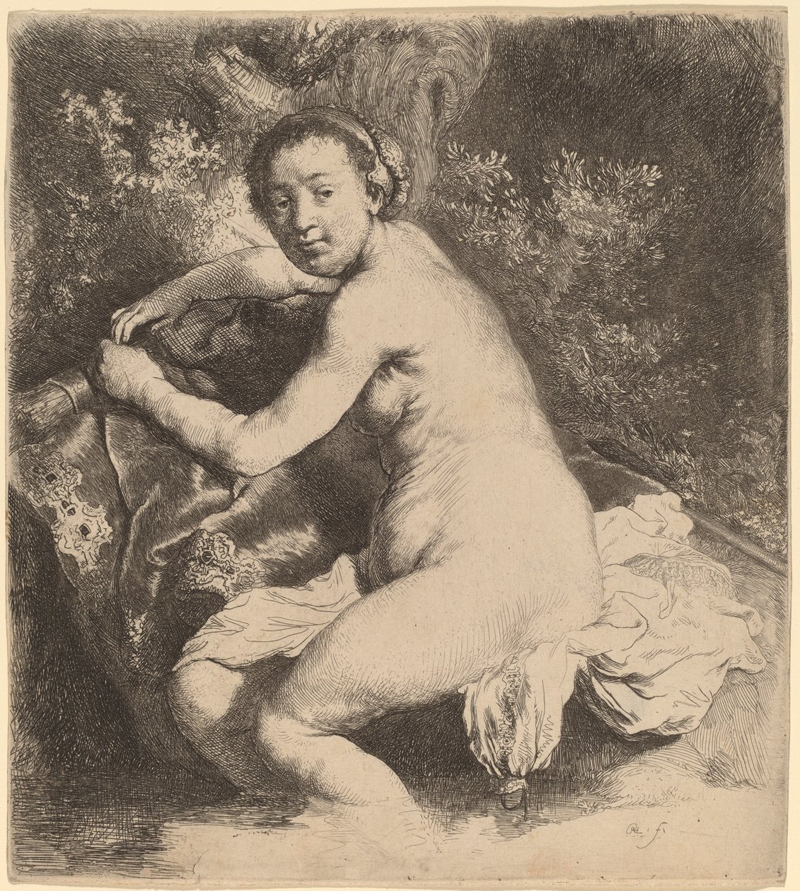 Diana w Łaźni autorstwa Rembrandt van Rijn
