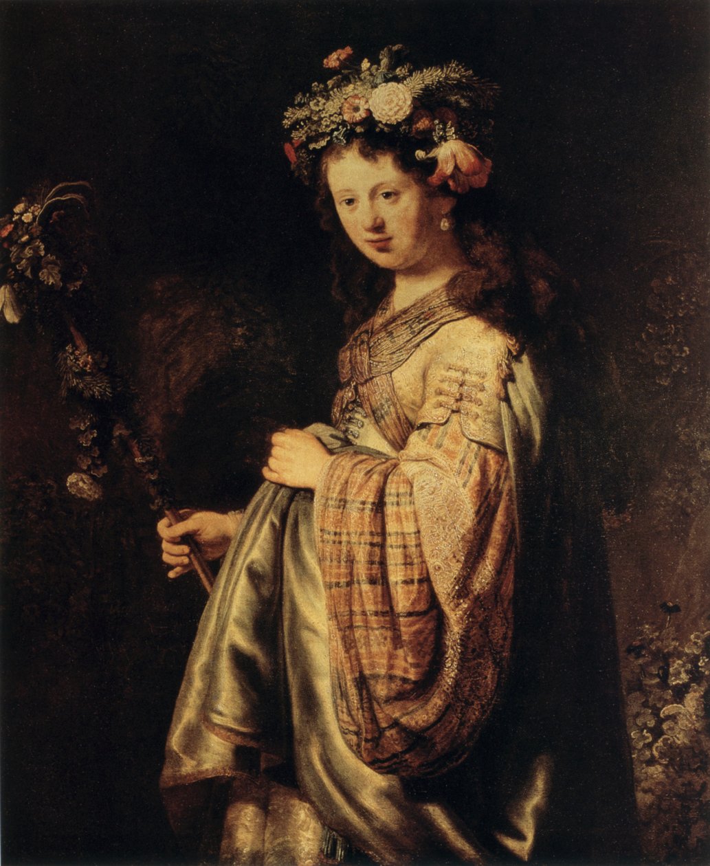 Flora, 1634 autorstwa Rembrandt van Rijn