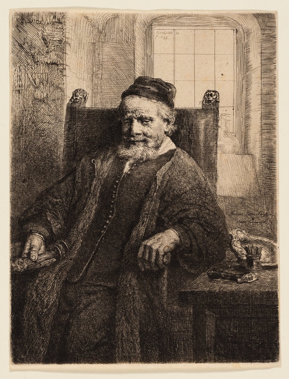 Jan Lutma, złotnik autorstwa Rembrandt van Rijn