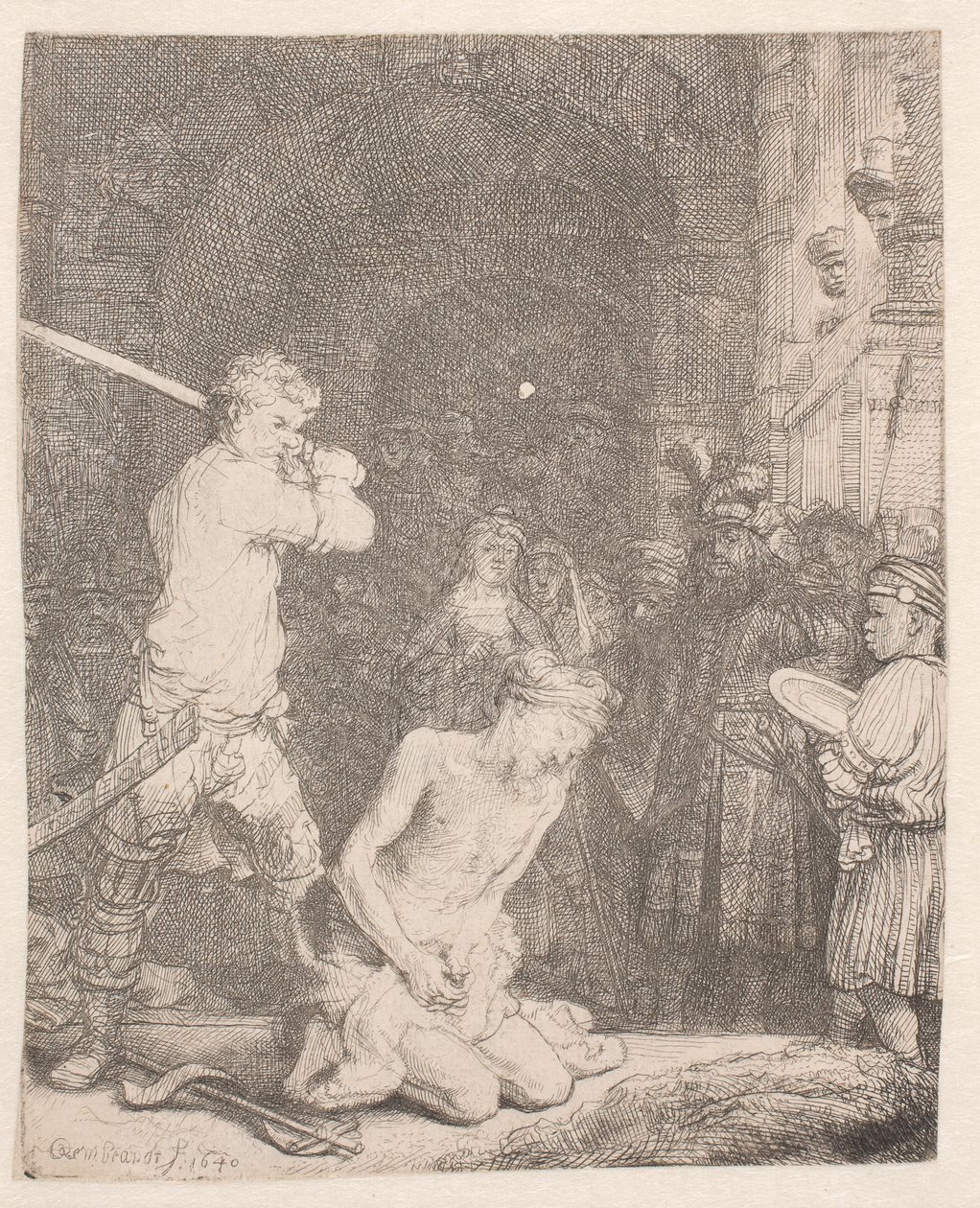 Jan Chrzciciel ściął głowę autorstwa Rembrandt van Rijn