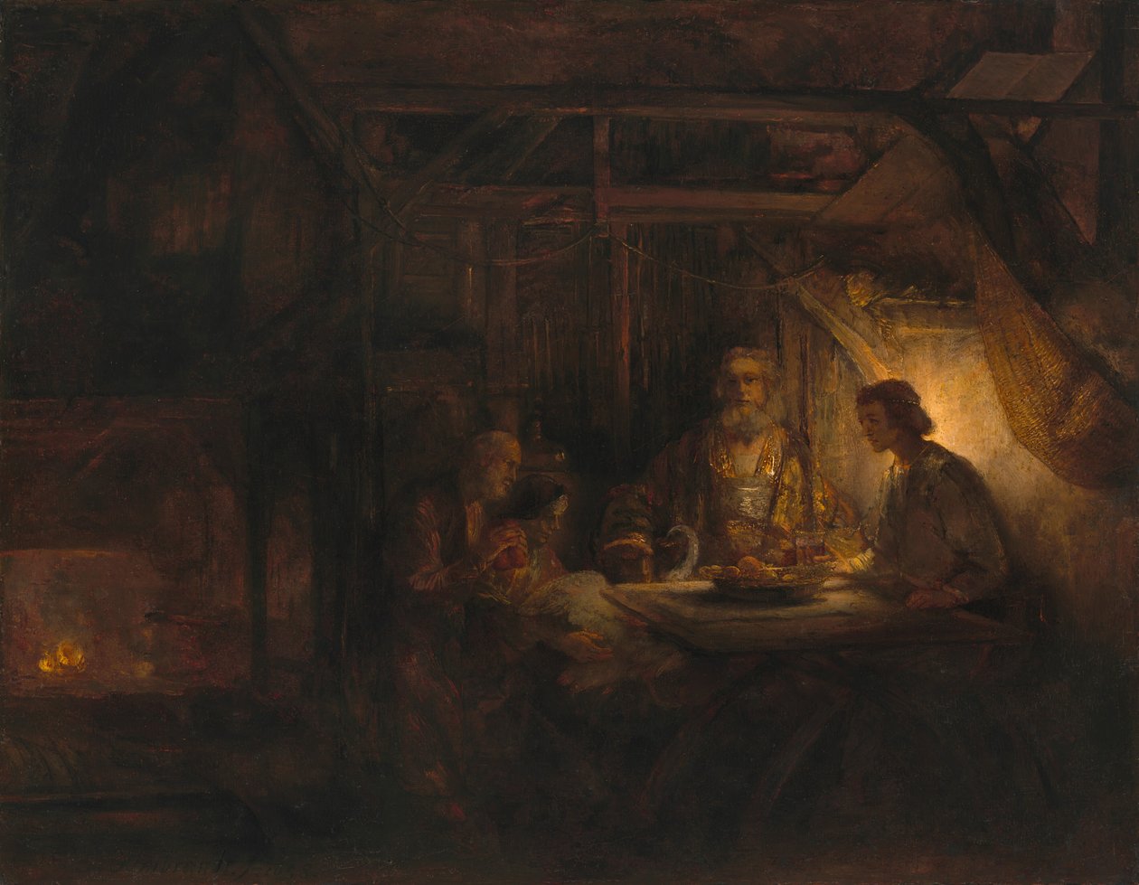 Filemon i Baucis autorstwa Rembrandt van Rijn