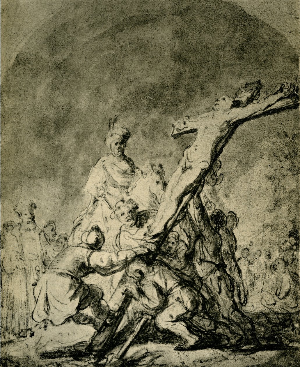 Podniesienie Krzyża autorstwa Rembrandt van Rijn