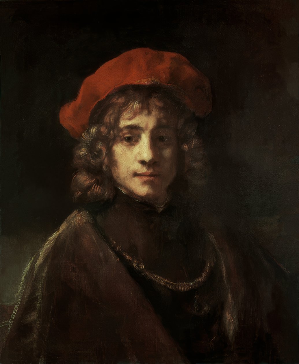 Rembrandts Sohn Tytus autorstwa Rembrandt van Rijn