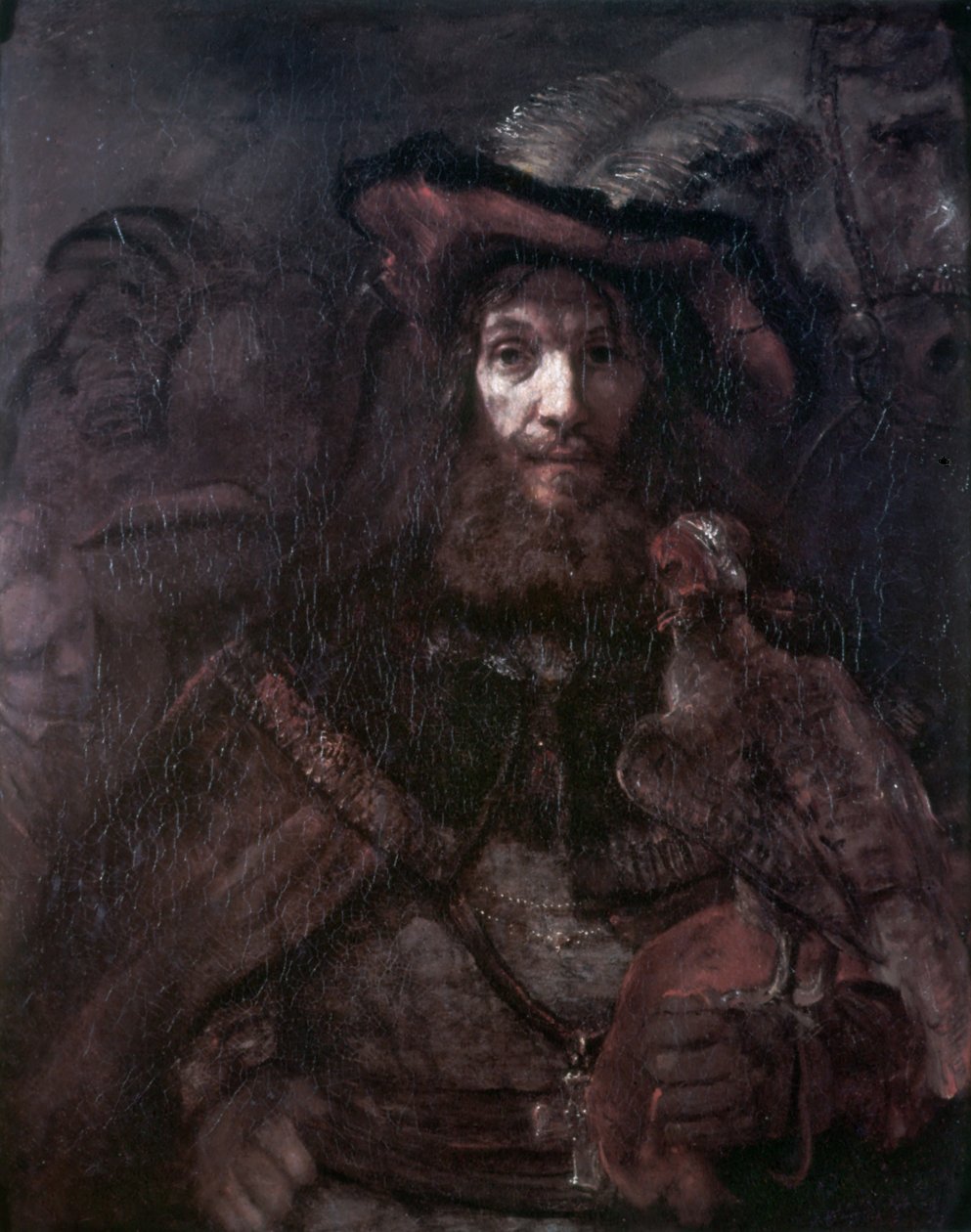 Jeździec z sokołem autorstwa Rembrandt van Rijn