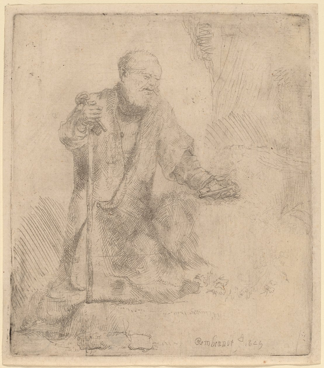 Święty Piotr w pokucie autorstwa Rembrandt van Rijn