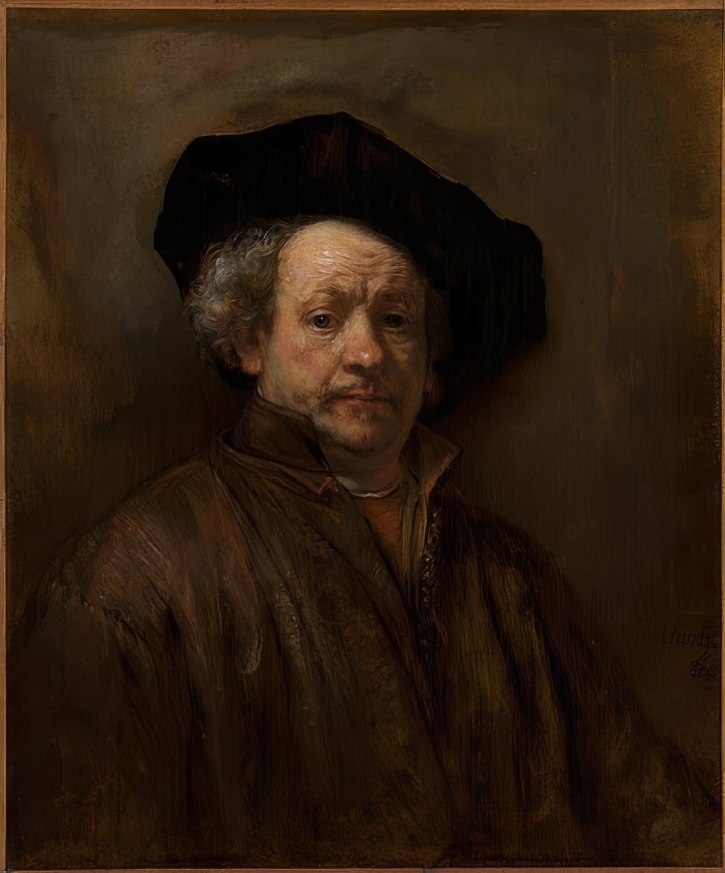 Autoportret. 1660 autorstwa Rembrandt van Rijn