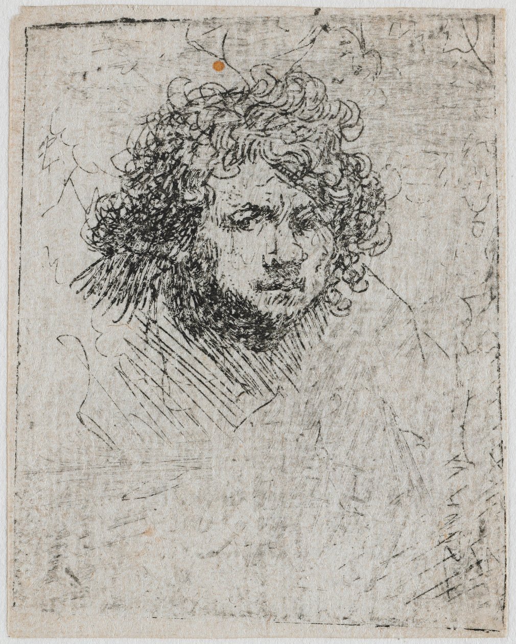 Autoportret, ok. 1626-1629. autorstwa Rembrandt van Rijn