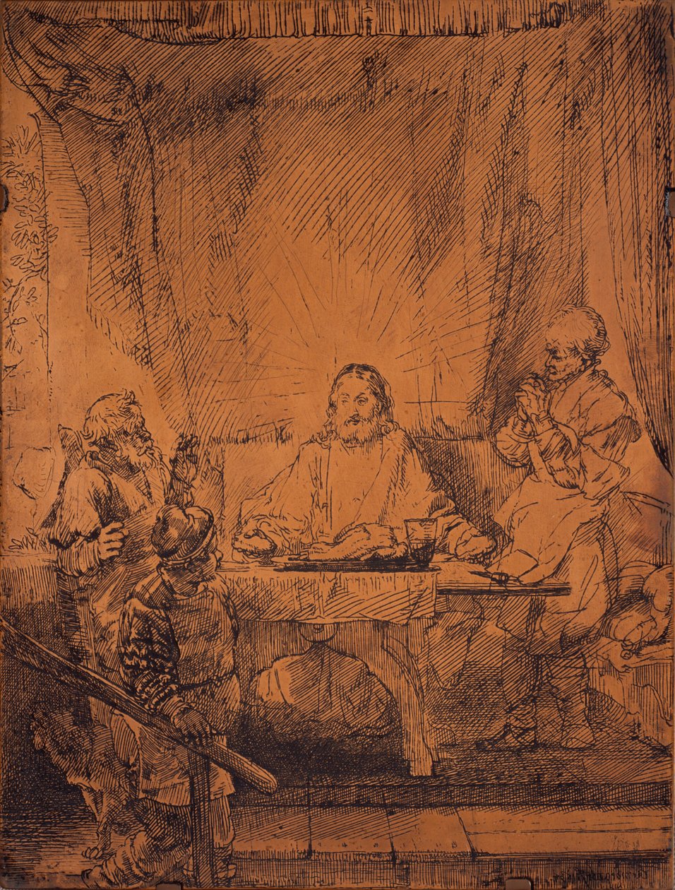 Kolacja w Emaus autorstwa Rembrandt van Rijn