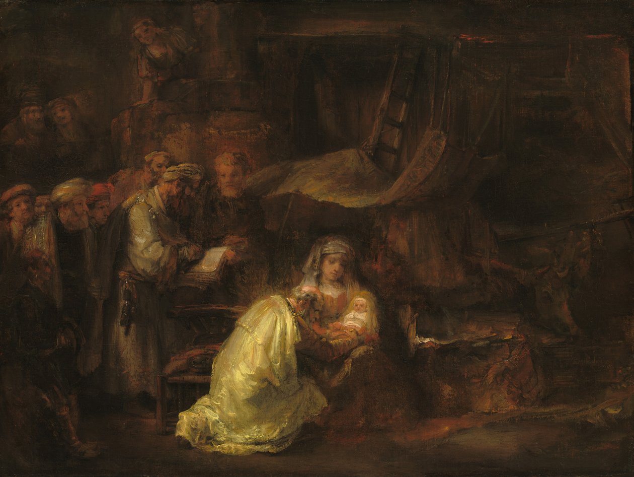 Obrzezanie, 1661. autorstwa Rembrandt van Rijn