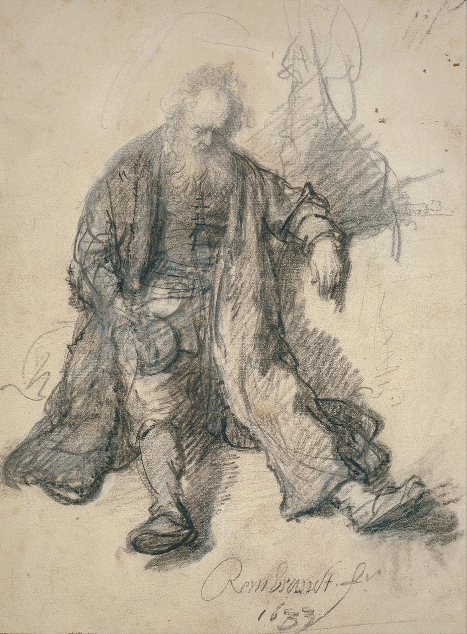 Pijany Lot autorstwa Rembrandt van Rijn