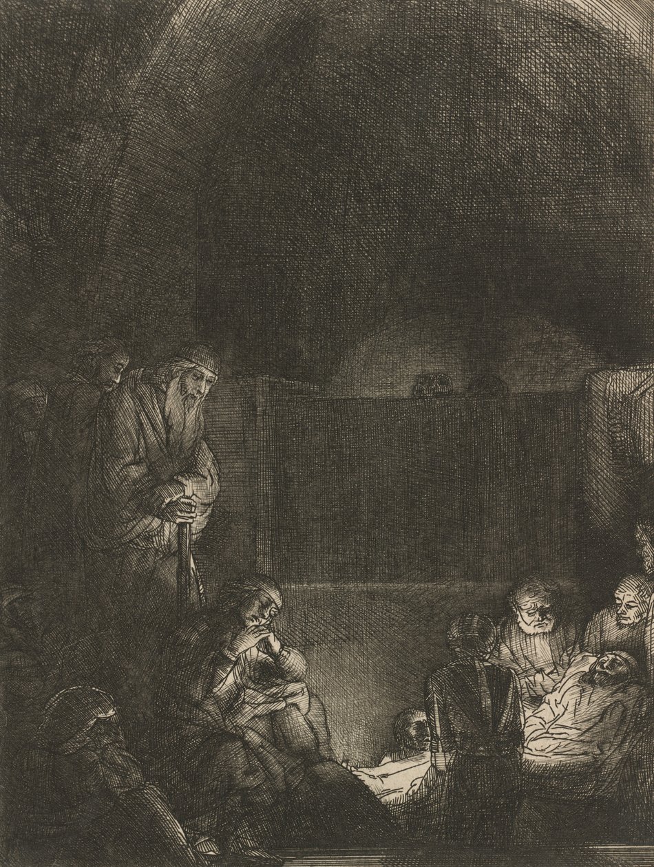 Złożenie do grobu, c. 1654. autorstwa Rembrandt van Rijn