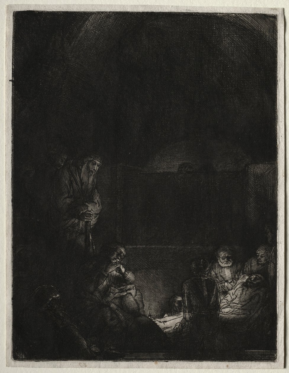 Złożenie do grobu, c. 1654. autorstwa Rembrandt van Rijn